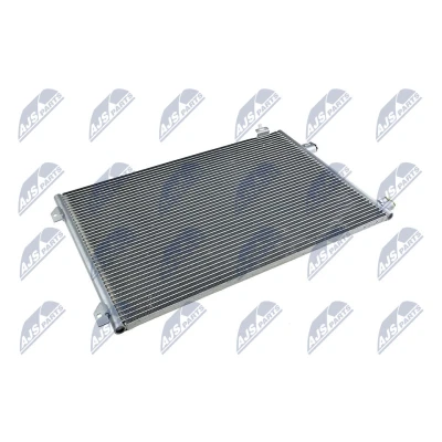 Kuva NTY CCS RE 013 Ilmastoinnin Lauhdutin ilman vedenerotinta Alumiini 625 R 134a RENAULT: CLIO 2