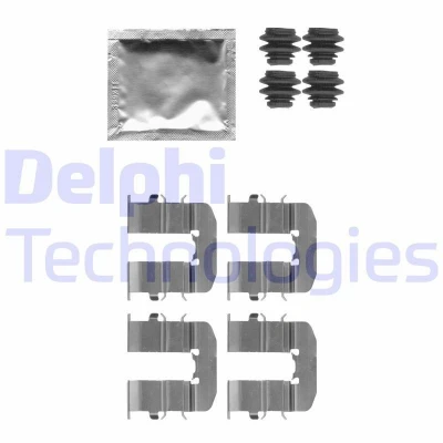 Kuva DELPHI LX0512 Tarvikesarja, Jarrupala HYUNDAI: i20 I Hatchback