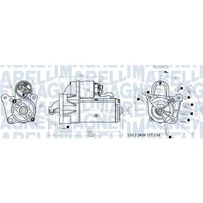 Kuva Startteri MAGNETI MARELLI 063721193010