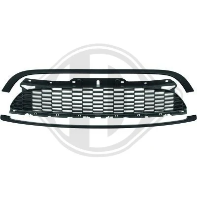 Kuva DIEDERICHS HD Tuning 1206340 Etusäleikkö Musta, Matta MINI: Hatchback