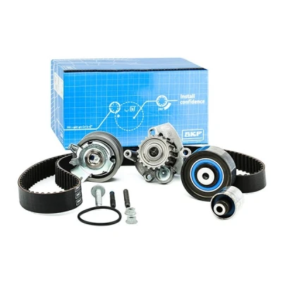 Kuva SKF VKMC 01255 1 Vesipumppu + Jakohihnasarja Tiivisteillä pinnaruuveilla 141 AUDI: A4 B7 Avant, A6 C6 Sedan, VOLKSWAGEN: Golf 5, Touran I