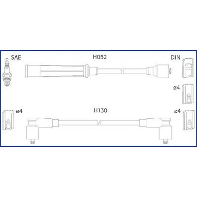 Kuva HITACHI 134473 Sytytysjohto SEAT: Ibiza 2