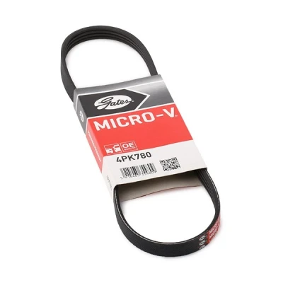Kuva GATES Micro V 4PK780 Moniurahihna 780 4 Polyesteri, EPDM (eteenipropeeni dieeni kumi) BMW: 5 Sedan, 3 Touring, OPEL: Omega B Sedan