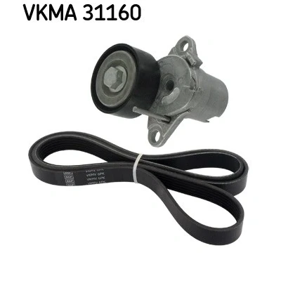 Kuva SKF VKMA 31160 Moniurahihnasarja AUDI: A4 B8 Avant, A6 C7 Sedan, VOLKSWAGEN: Golf 7 Variant, Polo V Hatchback, Tiguan II