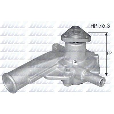 Kuva DOLZ F147 Vesipumppu FORD: FIESTA 3