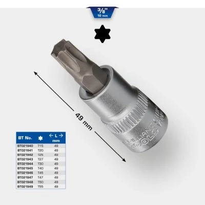 Kuva KS TOOLS BT021948 Hylsyavain T50 Torx