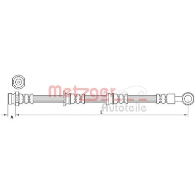 Kuva METZGER 4110917 Jarruletku 660