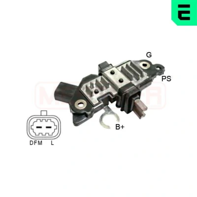 Kuva Jännitesäädin OPEL, VAUXHALL OE 93 173 428, 176 049