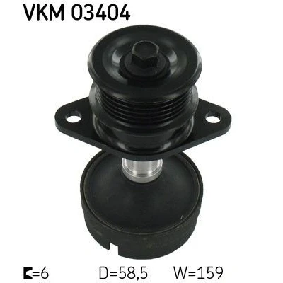 Kuva SKF VKM 03404 Laturin Vapaakytkin 31,3