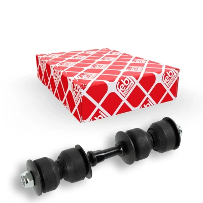 Kuva FEBI BILSTEIN 42983 Koiranluu Etuakseli, vasen, oikea M8 x 1,25 laakerilla, mutterilla, aluslaatat Teräs Musta TOYOTA: HILUX 6 Pick up