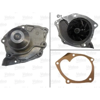 Kuva VALEO 506725 Vesipumppu ilman hihnapyöriä Tiivisteillä kantta NISSAN: Primera Farmari, Sedan, Hatchback