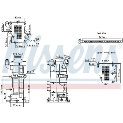Kuva NISSENS 989503 EGR jäähdytin IVECO: DAILY 4 Kasten/Kombi