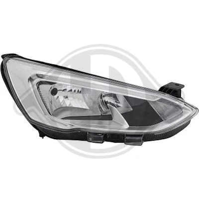 Kuva DIEDERICHS 1530980 Ajovaloumpio Oikea LED, H7/H1 Päiväajovalolla (LED) Sähkömoottorilla