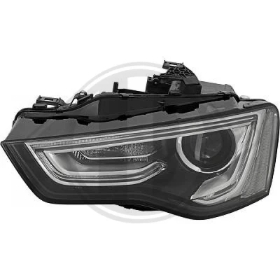 Kuva DIEDERICHS 1045283 Ajovaloumpio Vasen D3S, LED Oikeanpuoleiselle liikenteelle