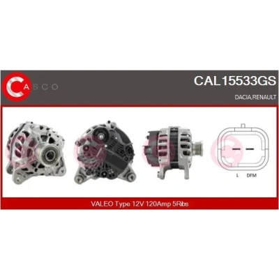 Kuva CASCO CAL10312AS Laturi 12V 150A VOLVO: V70 3, S80 II, FORD: MONDEO 4 Turnier, 4, Stufenheck