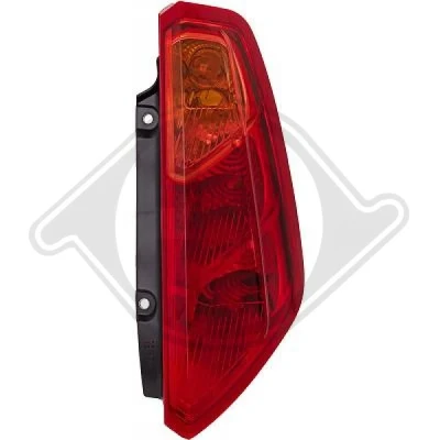 Kuva DIEDERICHS 3456090 Takavalot Oikea P21W, P21/5W, R5W FIAT: Grande Punto Hatchback