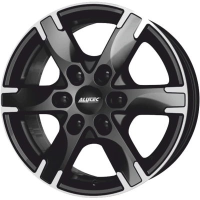 Kuva Alutec Titan Black Polished 7.5x17 6/139.7 ET38 B67.1