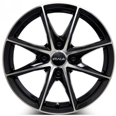 Kuva Image Comet Gloss Black Polished 6x15 4/100 ET40 B60.1