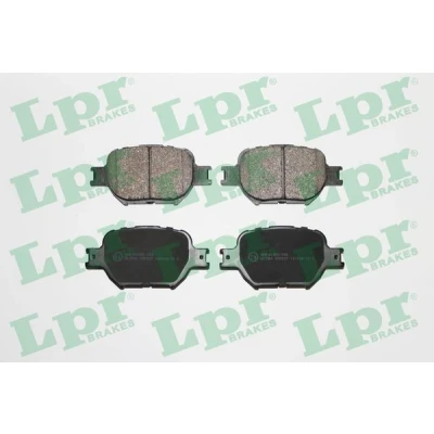 Kuva LPR 05P837 Jarrupalat TOYOTA: Corolla IX Hatchback, Station Wagon, Sedan