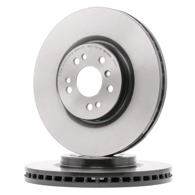 Kuva BREMBO COATED DISC LINE 09.R104.11 Jarrulevyt 330 32 5 tuuletettu sisältä pinnoitettu hiiliteräs Ruuveilla MERCEDES BENZ: ML sarja, R sarja