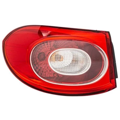 Kuva HELLA 2SD 009 691 091 Takavalot Vasen Uloin osa P21W, WY21W 12 valkoinen/punainen polttimoilla Lampun kannalla VOLKSWAGEN: Tiguan I