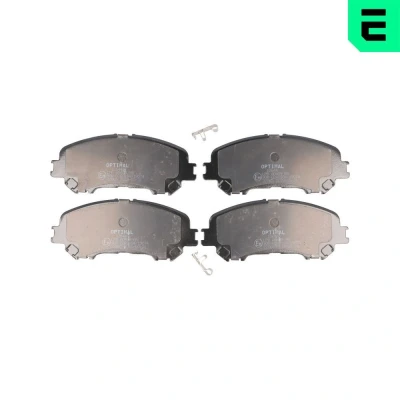 Kuva OPTIMAL BP 12644 Jarrupalat Etuakseli akustisella kulumavaroittimella NISSAN: Qashqai 2