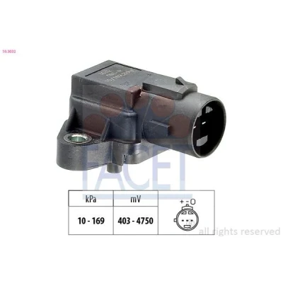 Kuva FACET 10.3032 Paineilma Anturi, Korkeus Made in Italy OE Equivalent