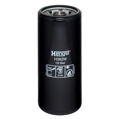 Kuva HENGST FILTER H362W Öljynsuodatin 1 1/8 16 U Ruuvattava suodatin VOLVO: FL, FM 9, FM, RENAULT TRUCKS: Midliner, Midlum