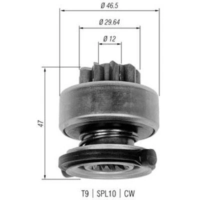 Kuva MAGNETI MARELLI 940113020335 Hammaspyörä, käynnistys