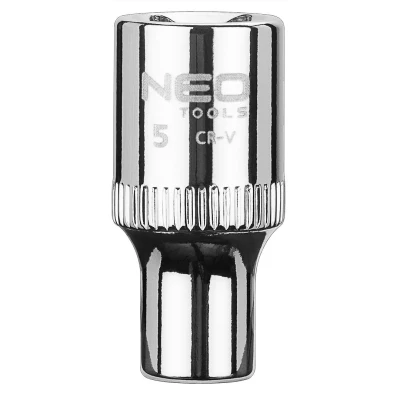 Kuva NEO TOOLS 08 222 Hylsyavain 1/4 3124 5 mm Kromi vanadium teräs SuperLock
