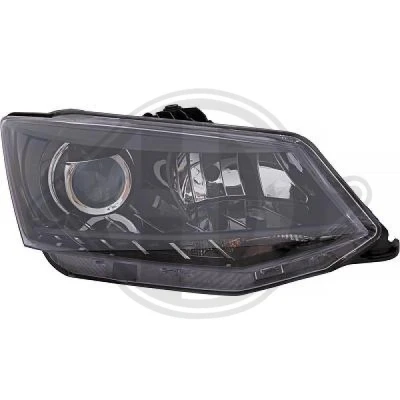 Kuva DIEDERICHS 7807982 Ajovaloumpio Oikea H7/H7 Halogeeni Oikeanpuoleiselle liikenteelle SKODA: Fabia III Hatchback, Farmari