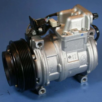 Kuva DENSO DCP17010 Ilmastoinnin Kompressori 10PA17C 12 PAG 46 R 134a magneettikytkimellä MERCEDES BENZ: W124 Sedan