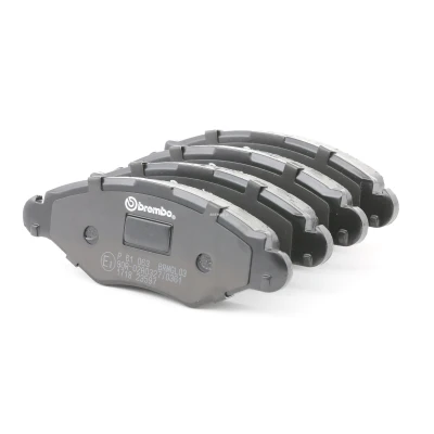 Kuva BREMBO P 61 063 Jarrupalat Ilman kulumisenilmaisinta Jarrusatulan ruuveilla Tarvikkeilla PEUGEOT: 206+ Hatchback, 206 SW