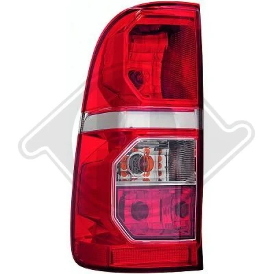 Kuva DIEDERICHS 6685891 Takavalot Vasen P21W, P21/5W, PY21W TOYOTA: HILUX 3 Pick up