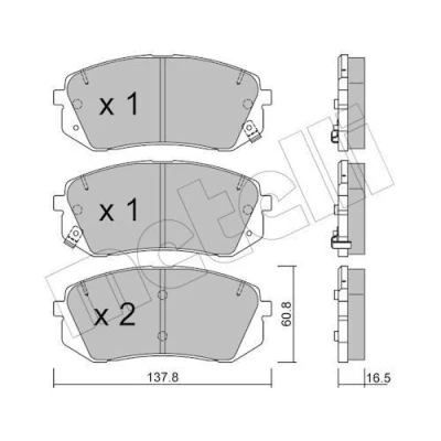 Kuva Jarrupalasarja, levyjarru METELLI 22 0783 0