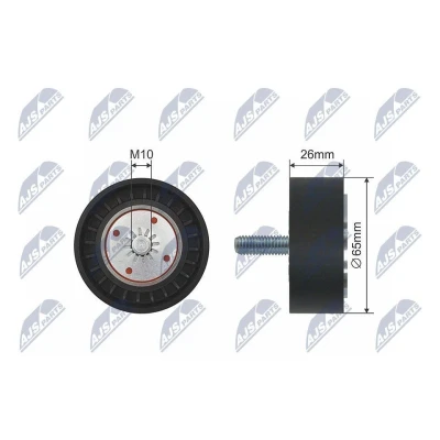 Kuva Kiristysrulla, moniurahihna CHEVROLET CAPTIVA, CRUZE, EPICA, LACETTI, NUBIRA Kombi, Sedan, OPEL ANTARA A OE 4805183, 96440417