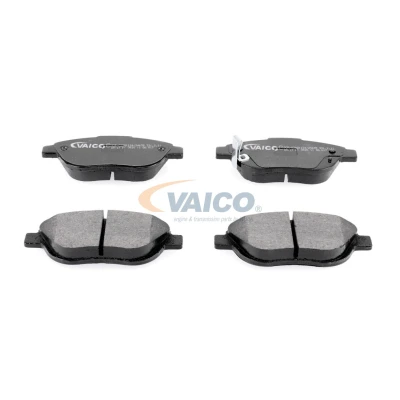 Kuva VAICO V40 8040 Jarrupalat Q+, original equipment manufacturer quality Etuakseli akustisella kulumavaroittimella Jarrusatulan ruuveilla Tarvikkeilla