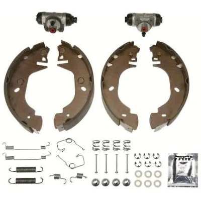 Kuva TRW Brake Kit BK1682 Jarrukengät 254 52 BENDIX Pyörän jarrun sylinterillä FORD: Transit Mk4 Bussi, Mk3 Van, Van