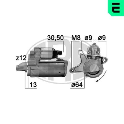 Kuva ERA 221044 Starttimoottori 12 1,7 30 50 64 PEUGEOT: 508 I Sedan