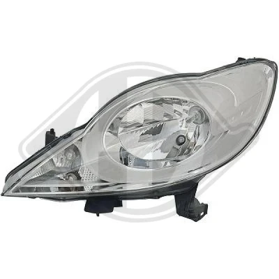 Kuva DIEDERICHS Priority Parts 4211481 Ajovaloumpio Vasen H4 Valokorkeussäätimen moottorilla