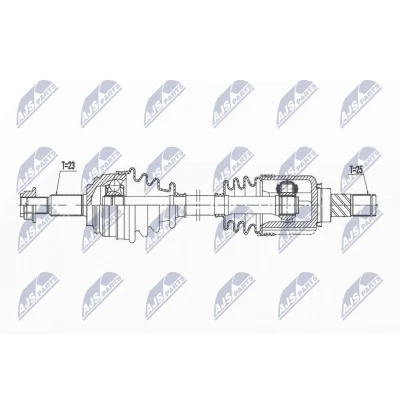 Kuva Vetoakseli, Etuakseli, vasen NISSAN MICRA C+C III, NOTE OE 391019U005