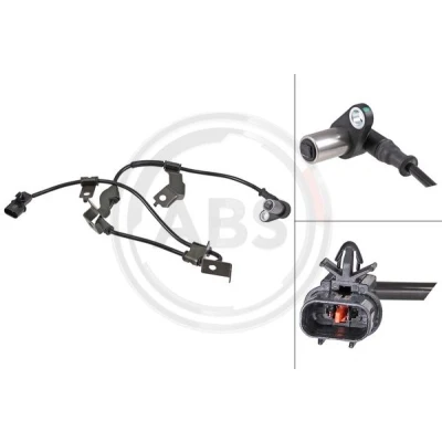Kuva A.B.S. 31902 ABS Anturi passiivi sensori 600 Musta MITSUBISHI: L200 III Pick up