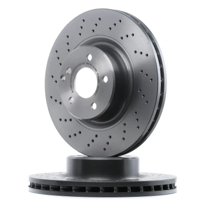 Kuva BREMBO COATED DISC LINE 09.A353.11 Jarrulevyt 330 32 5 rei&#039;itetty/tuuletettu sisältä pinnoitettu hiiliteräs Ruuveilla MERCEDES BENZ: S sarja Sedan