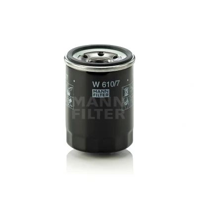 Kuva MANN FILTER W 610/7 Öljynsuodatin M 20 X 1.5 yhdellä peruutuksenestoventtiilillä Ruuvattava suodatin HYUNDAI: Getz, i20 II Hatchback, I Hatchback