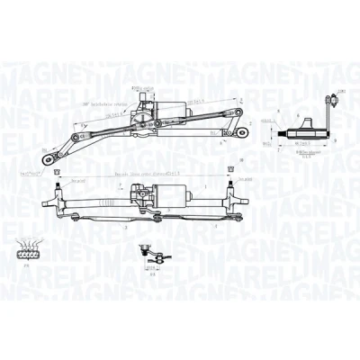 Kuva MAGNETI MARELLI 064012001011 Lasinpesulaite