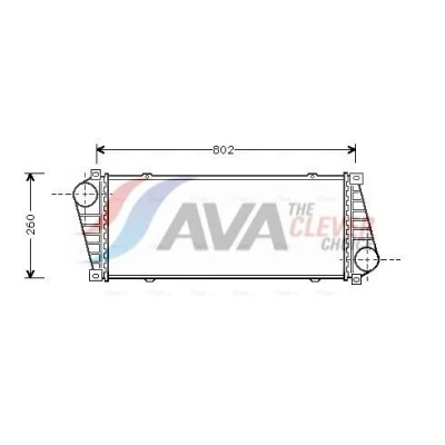 Kuva PRASCO MSA4217 Välijäähdytin MERCEDES BENZ: Sprinter 3 T Van, 4 Flatbed Kuorma auto/Alusta