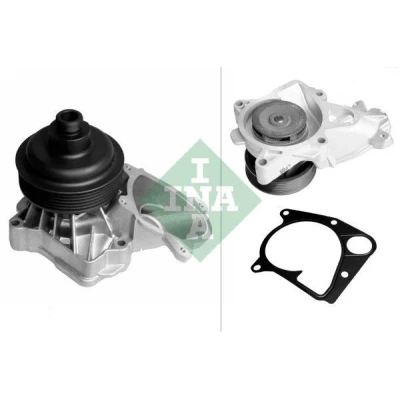 Kuva INA 538 0174 10 Vesipumppu Hihnapyörällä Moniurahihnavedolle BMW: 3 Sedan, Touring, X5