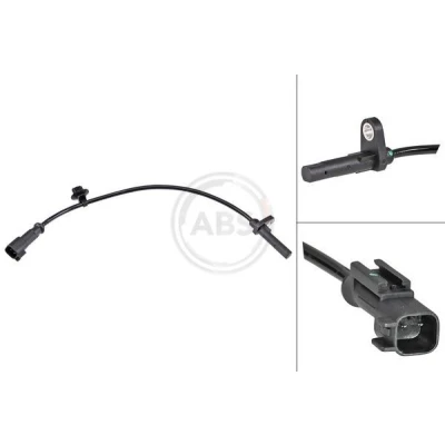 Kuva A.B.S. 30188 ABS Anturi aktiivisensori 300 Musta FORD: Transit Mk6 Bussi