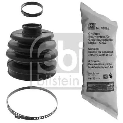 Kuva FEBI BILSTEIN 100288 Paljekumisarja, Vetoakseli Vaihteiston puoli, Etuakseli, vasen Kumi TOYOTA: Avensis II Station Wagon, Sedan