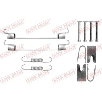 Kuva QUICK BRAKE 105 0040 Tarvikesarja Jarrukengät DACIA: Sandero I, VOLKSWAGEN: Polo VI